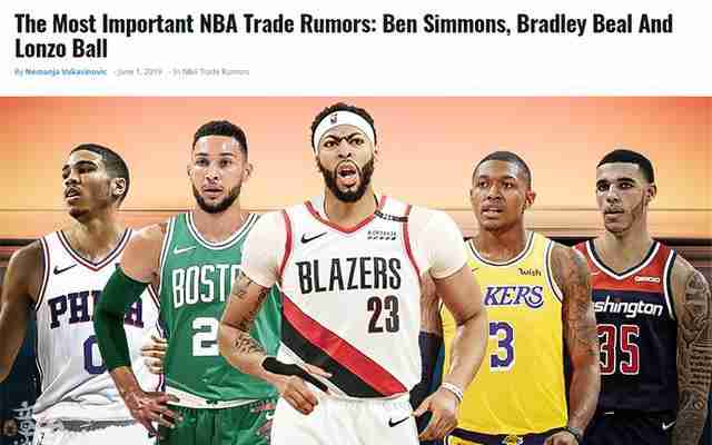  奇才惨败76人，比尔交易流言四起  